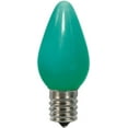 thumbnail image 1 of Vickerman C7 Ceramic LED Green Bulb .96W 130V, 25 per Box (Set of 2 boxes), 1 of 1