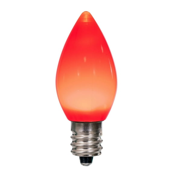 Vickerman C7 Ceramic LED Red Bulb, bag of 25