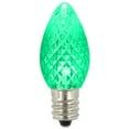 thumbnail image 1 of Vickerman C7 Faceted LED Green Replacement Bulb .96W, 1 of 1