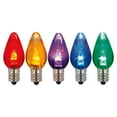 thumbnail image 1 of Vickerman C7 Transparent LED Multi-color Dimmable Bulb, 25 Bulbs per bag, 1 of 3