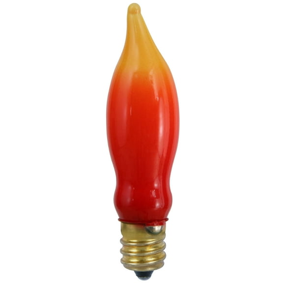 Vickerman C7 Yellow-Orange-Red Flame Replacement Bulb, 3 per Card