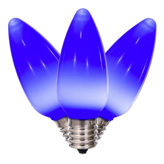 Vickerman C9 Ceramic LED Blue Bulb, package of 25