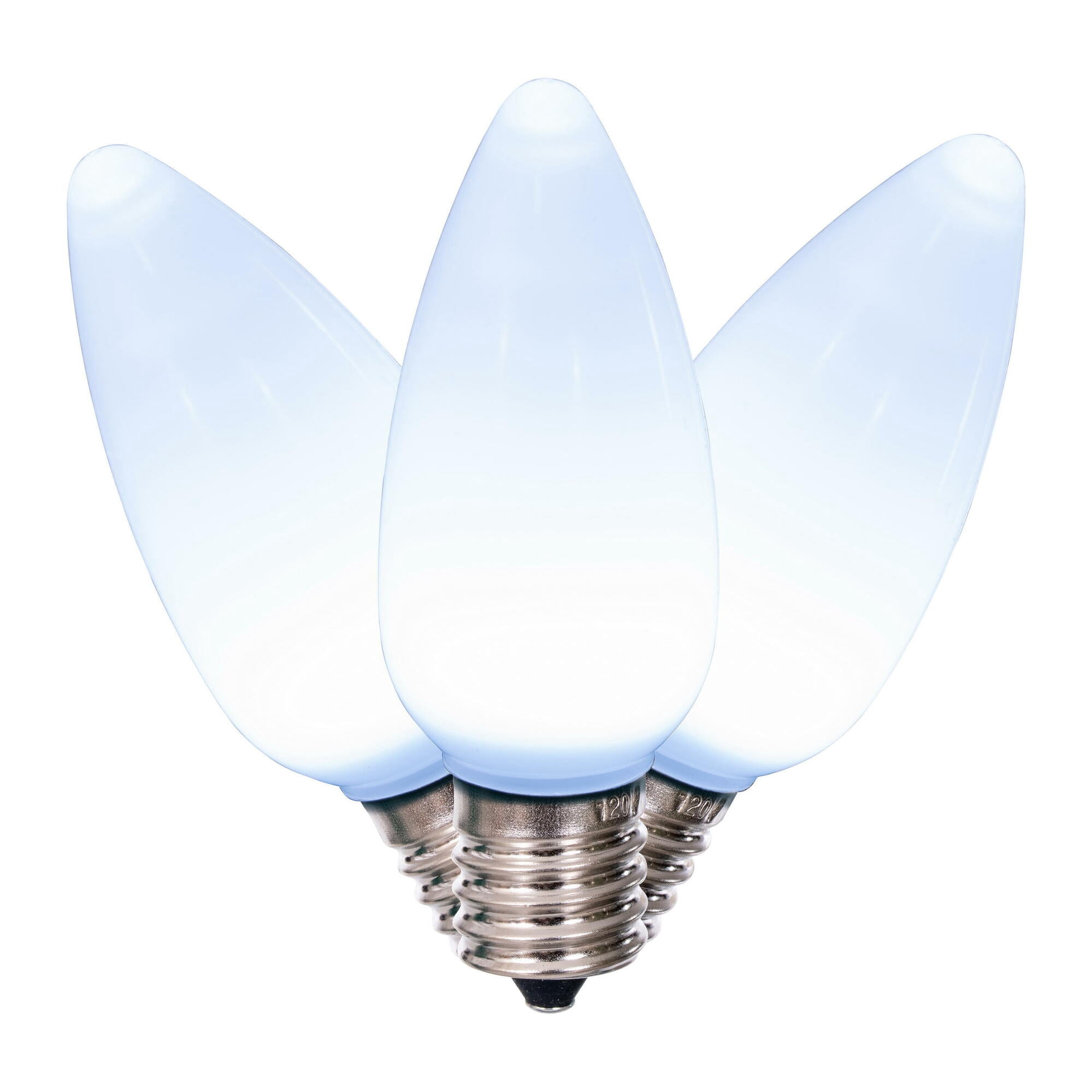 Vickerman C9 Ceramic LED Cool White Bulb, package of 25