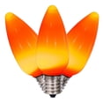 thumbnail image 1 of Vickerman C9 Ceramic LED Orange Bulb Nickel Base, 25 Bulbs per bag, 1 of 2