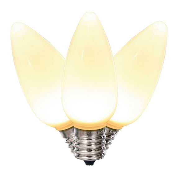 Vickerman C9 Ceramic LED Warm White Bulb, package of 25