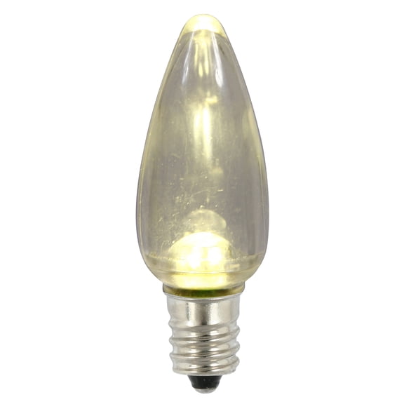 Vickerman C9 Twinkle Transparent Plastic LED Warm White Dimmable Bulb, 25 per bag
