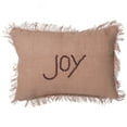 thumbnail image 1 of Vickerman Decorative 14" x 20" Holiday Words Joy Pillow, 1 of 2