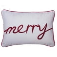 thumbnail image 1 of Vickerman Decorative 14" x 20" Merry Pillow, 1 of 2