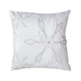 thumbnail image 1 of Vickerman Decorative 18" x 18" Beaded Snowflakes Pillow, 1 of 3