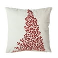 thumbnail image 1 of Vickerman Decorative 18" x 18" Satin Stitch Tree Pillow, 1 of 2