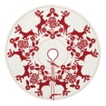 thumbnail image 1 of Vickerman Decorative 60" Scandia Christmas Tree Skirt, 1 of 2