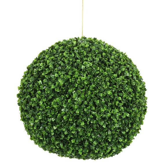 Vickerman 15" Artificial Green Boxwood Ball.