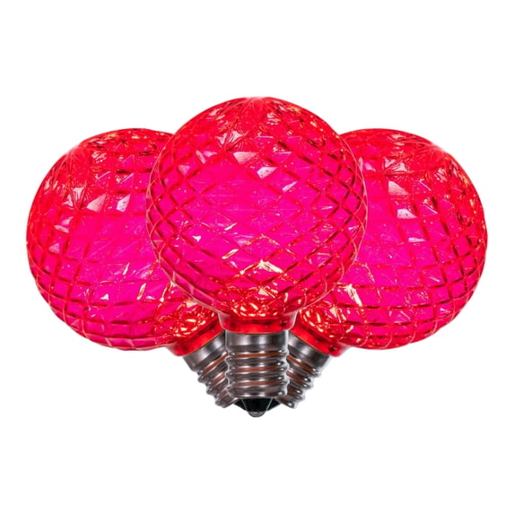 Vickerman G40 LED Red Replacement Bulb, package of 25