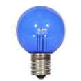 thumbnail image 1 of Vickerman G50 Blue Transparent Glass LED Replacement Bulb, 1 of 1