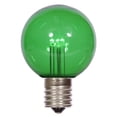 thumbnail image 1 of Vickerman G50 Green Transparent Glass LED Replacement Bulb, 1 of 1