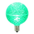 thumbnail image 1 of Vickerman G50 LED Green Replacement Bulb, E12/C7 Nickel Base .38W, 10 Bulbs per Pack, 1 of 2