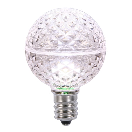 Vickerman G50 LED Pure White Replacement Bulb, package of 25