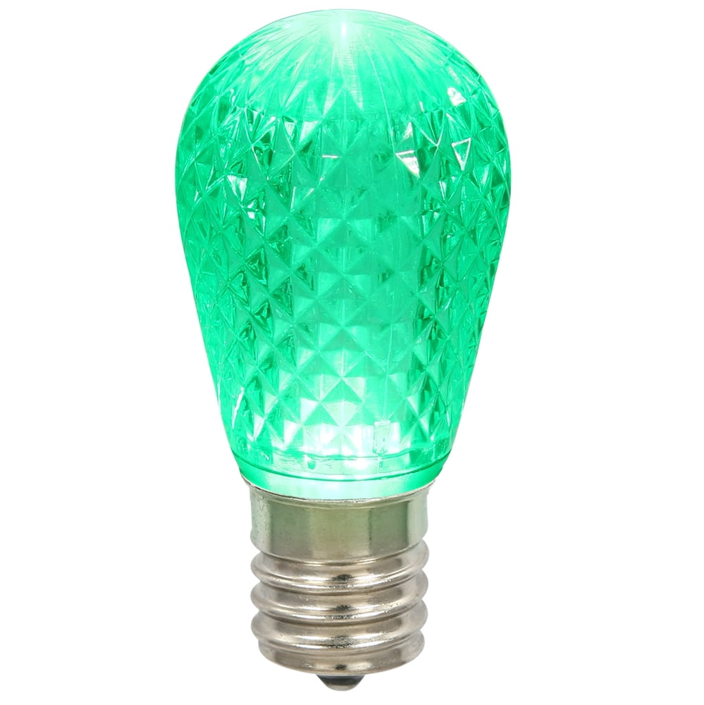 Vickerman Green Faceted S14 LED Replacement Bulb