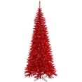 thumbnail image 1 of Vickerman K125056 5. 5 ft.  x 30 inch Tinsel Red Slim 300Red 722T, 1 of 2