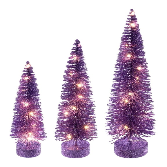8"-10"-12" Lavender B Brush Clear Lights