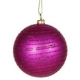 thumbnail image 1 of Vickerman M158409 3 in. Cerise Matte Ball Christmas Ornament  6 per Box, 1 of 1