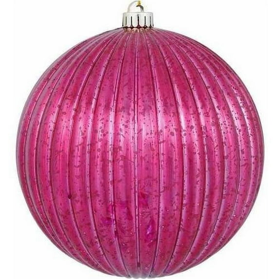 Vickerman M162219 4" Wine Mercury Pumpkin Ball 6/Bg
