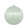 thumbnail image 1 of Vickerman M162454 Celadon Mercury Pumpkin Ball Ornament, 6 in. - 4 per Bag, 1 of 1