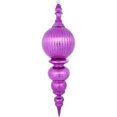 thumbnail image 1 of Vickerman M165210 Magenta Shiny Mercury Finial Ornament - 10 in. - 3 per Bag, 1 of 1