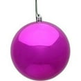 thumbnail image 1 of Vickerman M166670 8 in. Fuchsia Shiny Mercury Christmas Ornament Ball, 1 of 1