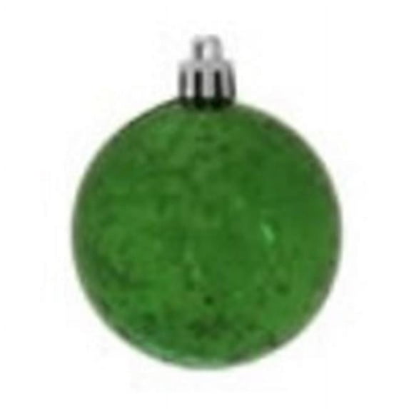 Vickerman M166824 Emerald Shiny Mercury Ball Ornament - 12 in.