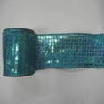 thumbnail image 1 of Vickerman 6" Cobalt Mesh Metallic Check Christmas and Craft Ribbon. 6" x 10 Yards in Length Wire Edged to allow Bending and Shaping., 1 of 3