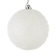 thumbnail image 1 of Vickerman N185011 3 in. White Ice Ball Ornament  12 per Bag, 1 of 1