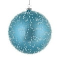 thumbnail image 1 of Vickerman N185032 3 in. Baby Blue Ice Ball Ornament  12 per Bag, 1 of 1