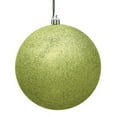 thumbnail image 1 of 2.75" Lime Glitter Ball Drilled 12/Bag, 1 of 1