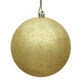 thumbnail image 1 of Vickerman N592068DQ 8 in. Gold Sequin Drilled Cap Christmas Ornament Ball, 1 of 1