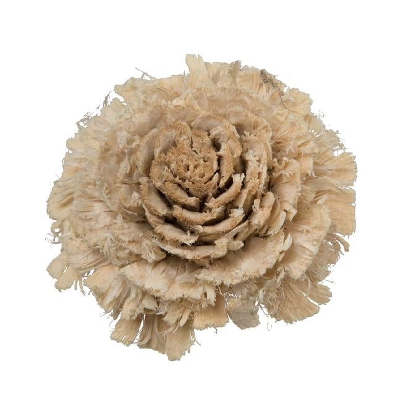 Vickerman Natural Botanicals 1.3"-1.75" Cedar Rose, Bleached. Includes 50 pieces per polybag.