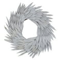 thumbnail image 1 of Vickerman Natural Botanicals 17" White Washed Palm Sun Wreath., 1 of 2