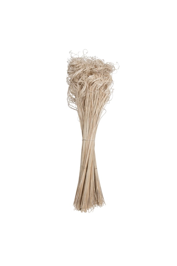 Natural Botanicals 24" Curly Ting Ting, Bleached. 6 bunches per Pack (100 grams open bunch).