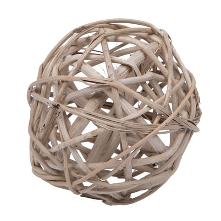 Vickerman Natural Botanicals 4" Lata Ball, Natural White. Includes 25 Pieces per Pack