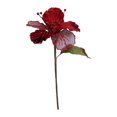 thumbnail image 1 of Vickerman O143503 Red Velvet Hibiscus Flower Pick, 21 & 6 in., 1 of 1