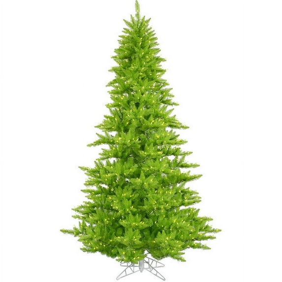 Vickerman Pre-Lit 5.5' Lime Fir Artificial Christmas Tree, Lime Lights