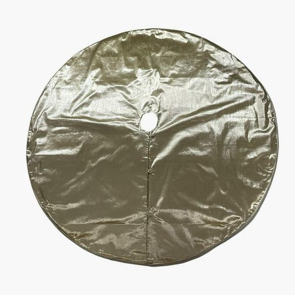 60" Champagne Metallic Tree Skirt