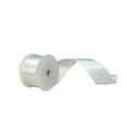 thumbnail image 1 of Vickerman QTX240911 2.5 in. x 10 Yards White Satin Ribbon, 1 of 1