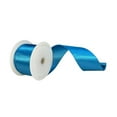 thumbnail image 1 of Vickerman QTX240912 2.5 in. x 10 Yards Turquoise Satin Ribbon, 1 of 1