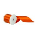 thumbnail image 1 of Vickerman QTX241118 4 in. x 10 Yards Burnish Orange Satin Ribbon, 1 of 1