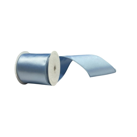 Vickerman QTX241129 4 in. x 10 Yards Periwinkle Satin Ribbon