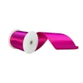 thumbnail image 1 of Vickerman QTX241170 4 in. x 10 Yards Fuchsia Satin Ribbon, 1 of 1