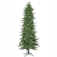 thumbnail image 1 of Vickerman SO-A158371 7 ft. x 36 in. Slim PVC Spruce Tree 300 Clear Mini Lights, 1 of 1