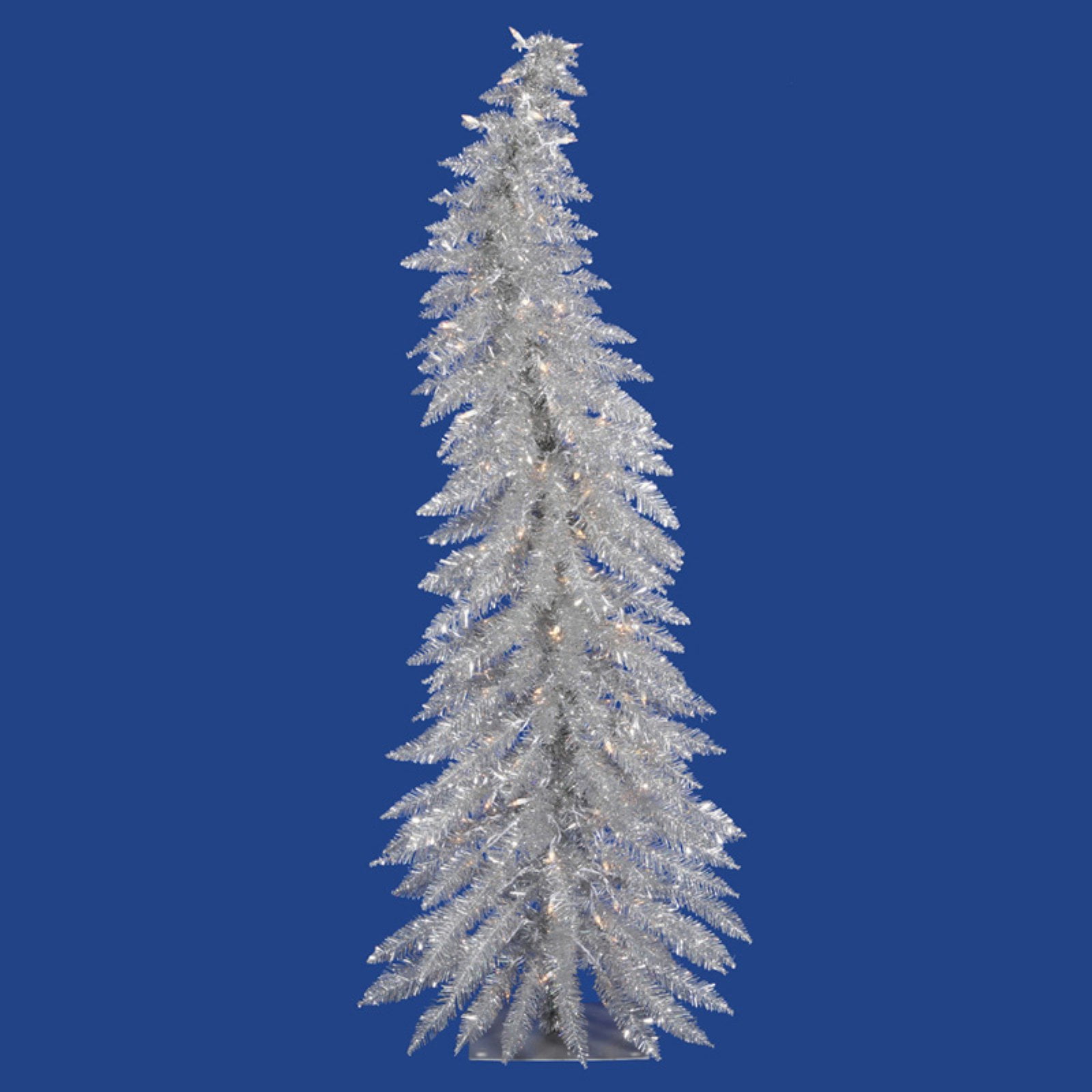 Vickerman Silver Whimsical Christmas Tree