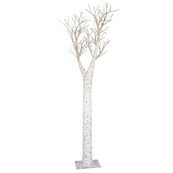 Vickerman Unlit 8' Birch Artificial Tree. For indoor use only.